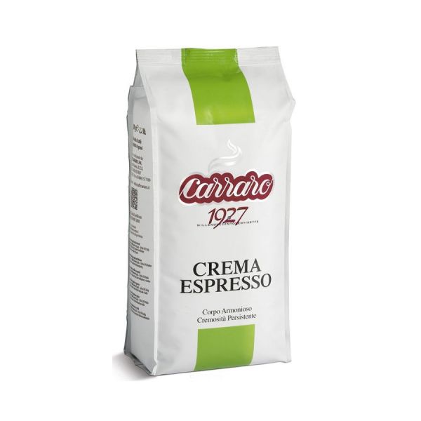 Кофе зерновой Carraro Crema Espresso обжарка средняя 1 шт 1 кг