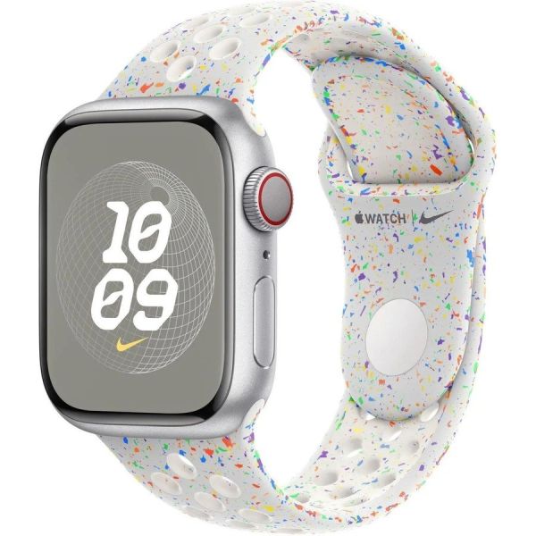 Умные часы Apple Watch Series 9 2023 41 мм серебристый/белый [mr9m3ll/a]